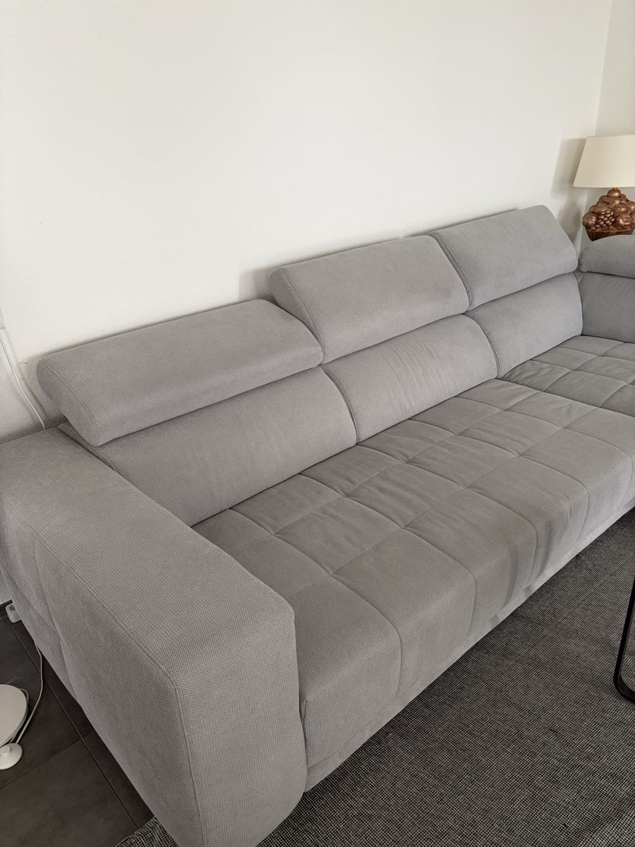 Sofas: Ecksofa Grau Stoff  – Neuf (Voir description) à Spiez par aci_jrd7 2