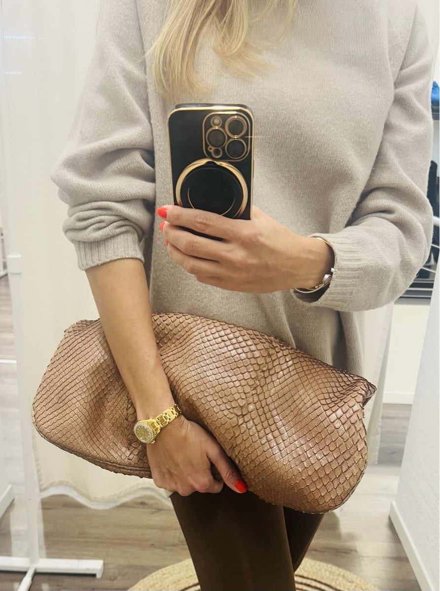 Bottega Veneta Borse da donna: Tasche Bottega Veneta, python – Usato da Zumikon venduto da DamenFashionShop