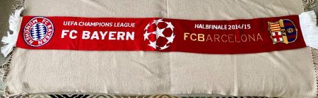 Fan Schal Bayern München/Barcelona CL Halbfinale 2015