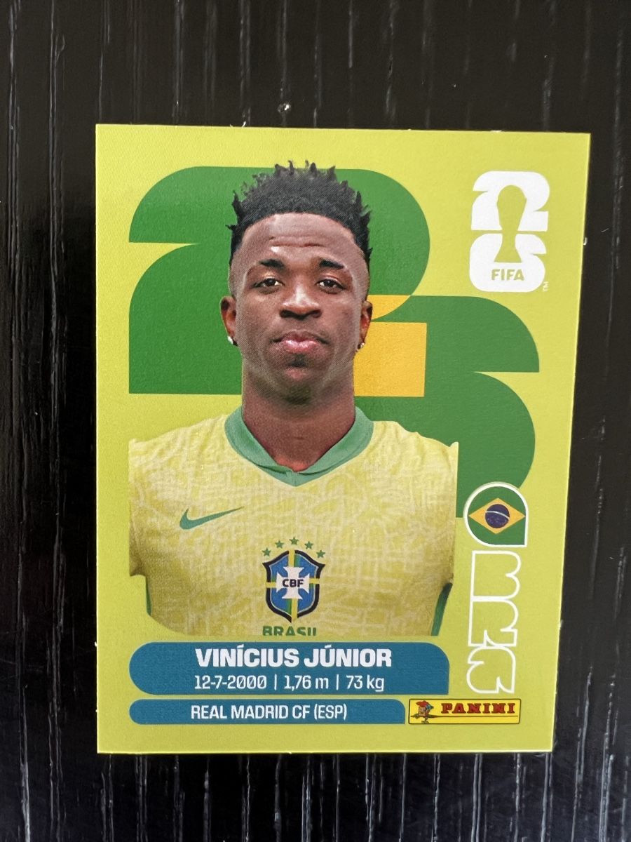 Panini Carte collezionabili: Panini 2026 - Vinicius Junior - BRA14 – Nuovo e nell'imballaggio originale da Sainte-Croix venduto da Caramel31