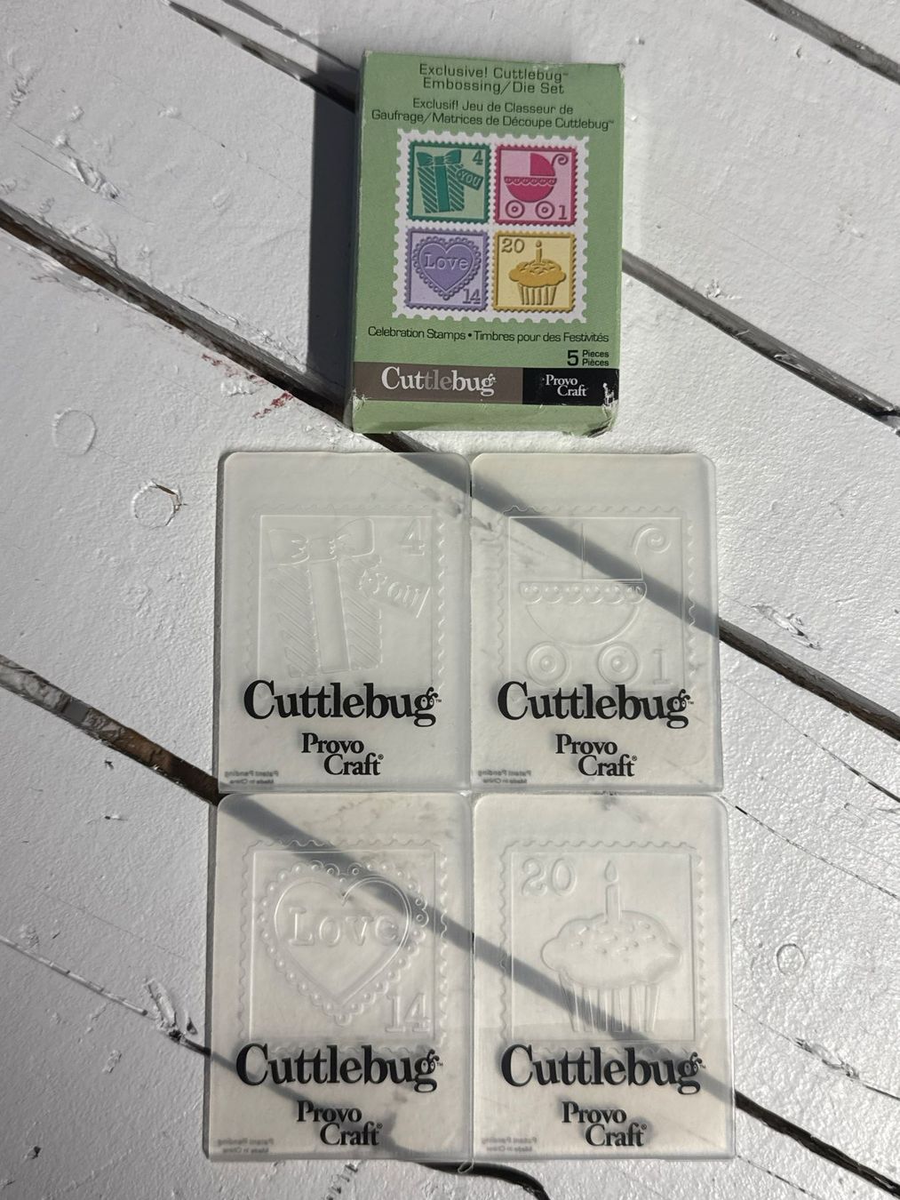 Sciablone: Cuttlebug / Mini-Prägefolder "Briefmarken" / P – Usato da Neukirch (Egnach) venduto da muolen