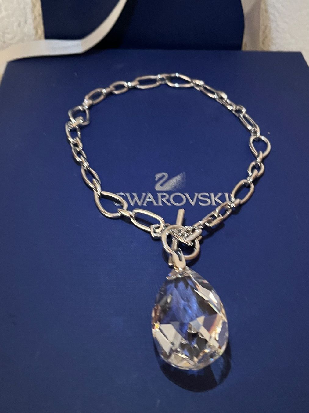 Swarovski Catenine: Swarovski statement kette ungetragen – Nuovo (secondo la descrizione) da Kirchleerau venduto da Dalmi220 4