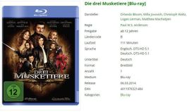 Die drei Musketiere [Blu-ray]