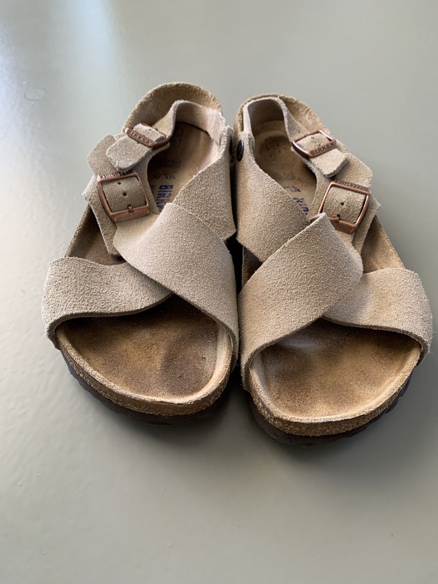 Birkenstock Damenschuhe: Birkenstock Tulum, Gr. 38 beige – Gebraucht aus Zürich von Mar_Ger 2