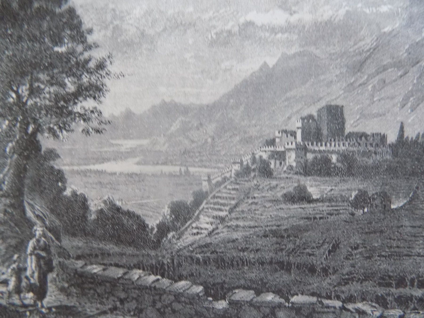 Incisioni: Bellinzona Castello di Svitto – Usato da Risch venduto da Antikfee 3