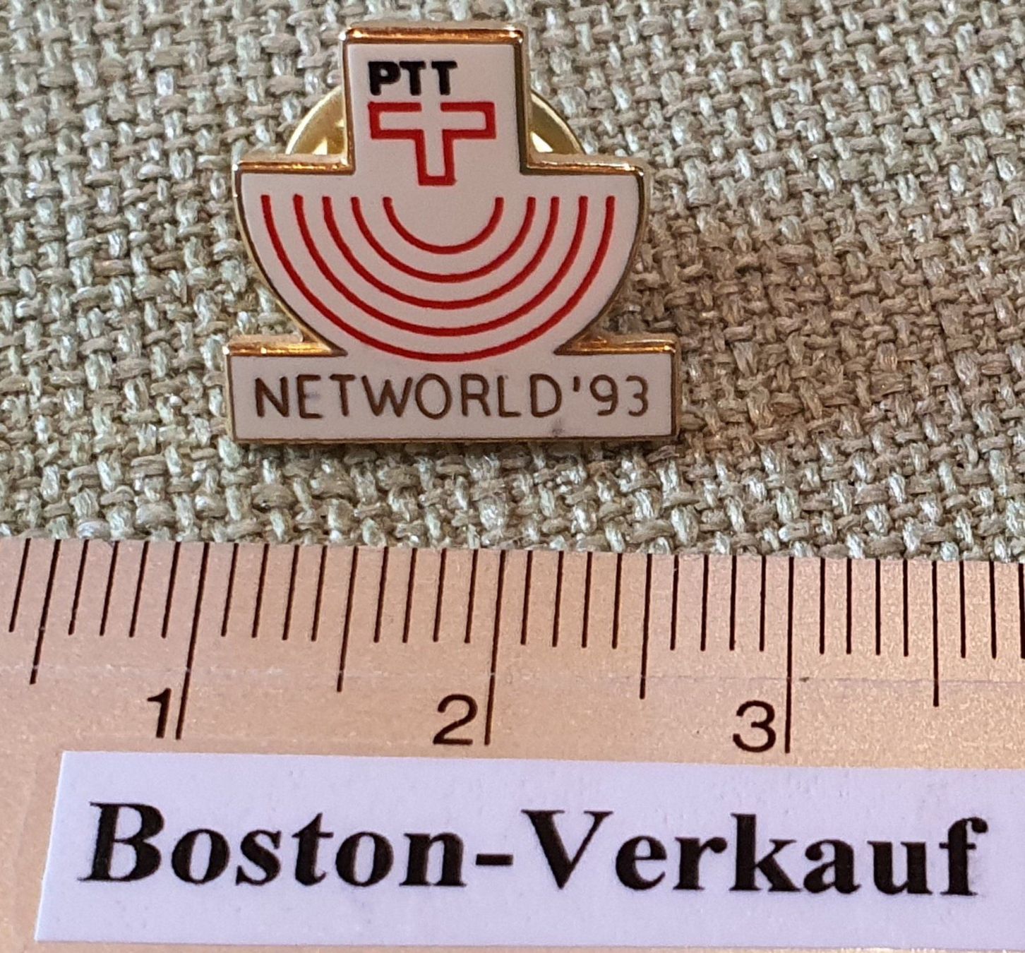 Placchette & Badge: A829 - Pin PTT Die Post Networld'93 – Usato da Reinach BL venduto da Boston-Verkauf 1