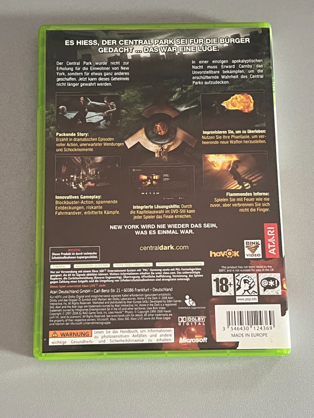 Microsoft Giochi: Alone in the Dark - Xbox 360 – Usato da Rivera venduto da poweradem05 1