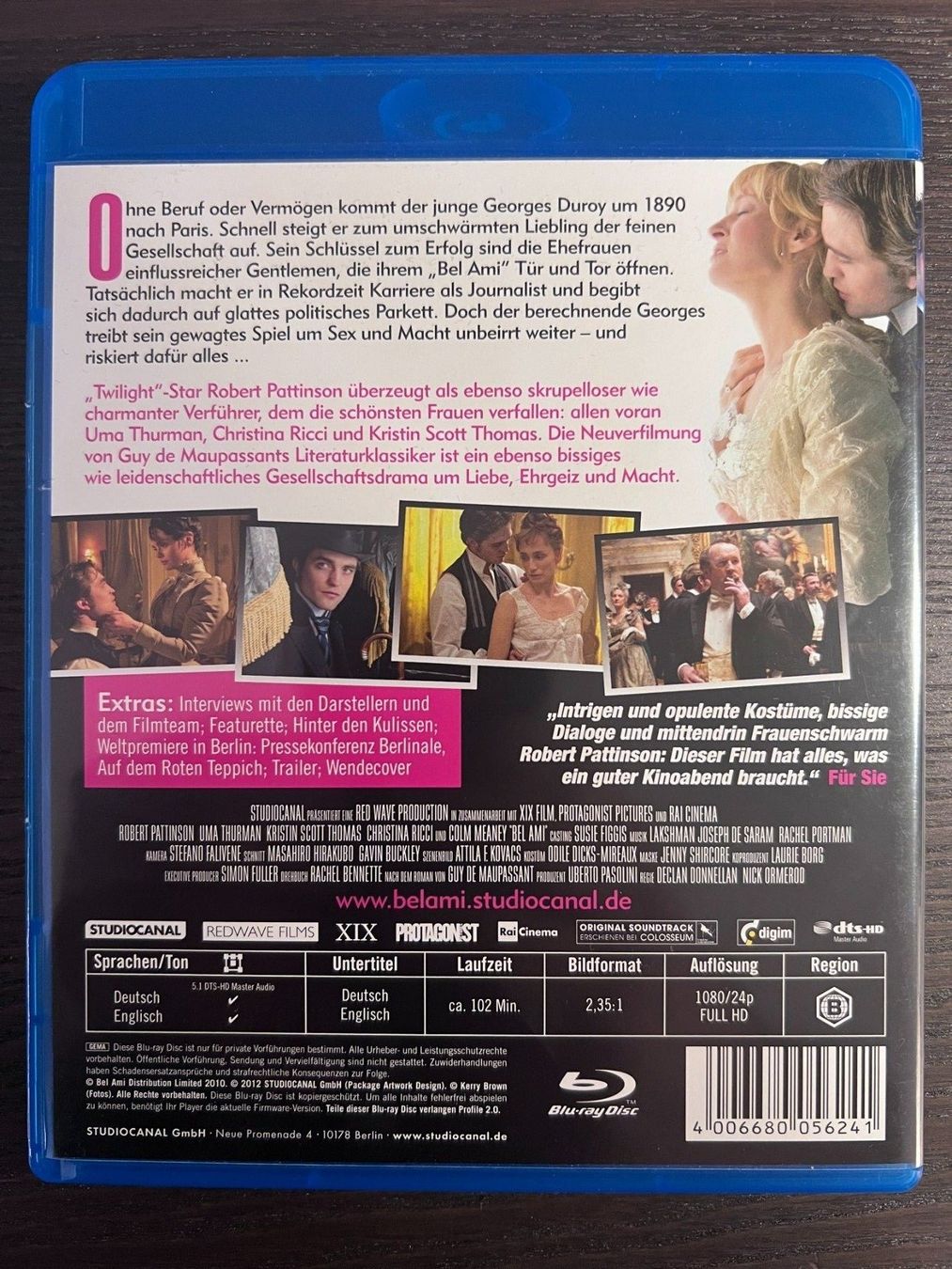 Tutti i DVDs: Bel Ami – Usato da Zürich venduto da Blu-ray_ZH 1
