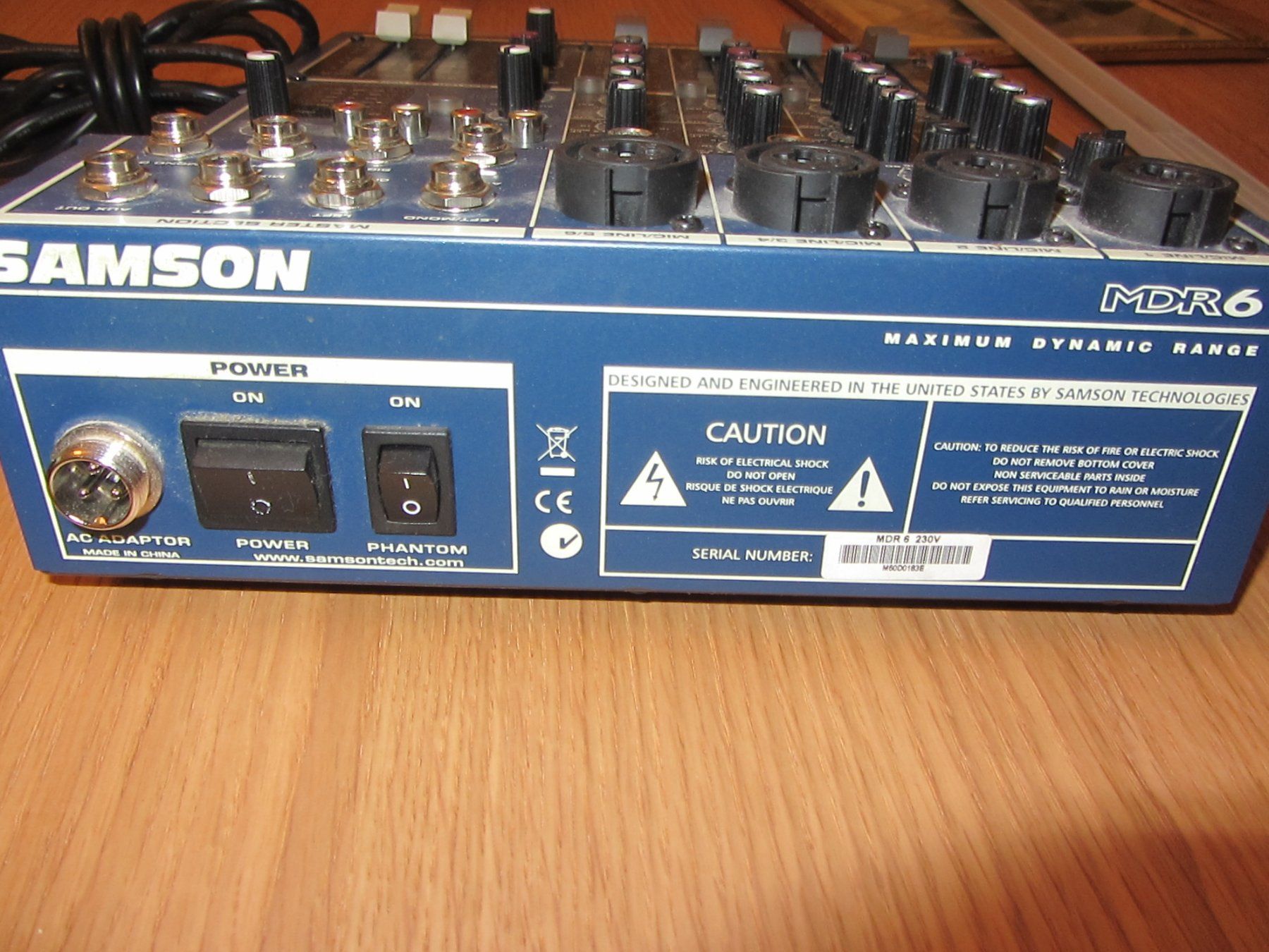 Console di mixaggio: Samson MDR6 Mischpult – Usato da Zürich venduto da bigboss 4