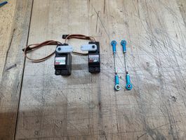 2x Graupner HBS 860 BB MG HV Brushless Servo