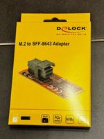 Delock M.2 to SFF-8643 Adapter Top Zustand