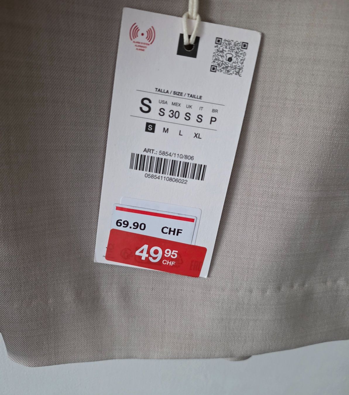 Zara Hosen: ZARA leichte Herrenhose beige – Neu und originalverpackt aus Genève von tacoma08 5