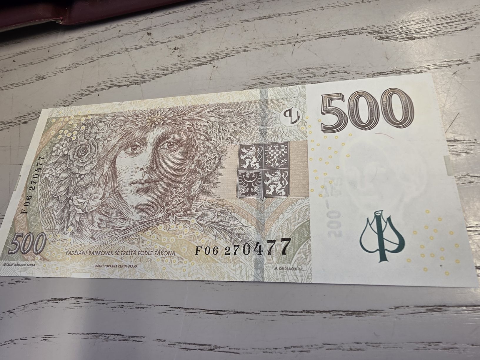 Billets de banque: Tschechische Krone 500 CZK Banknote 2009 – Neuf avec emballage d'origine à Herisau par Antiques.AR 1