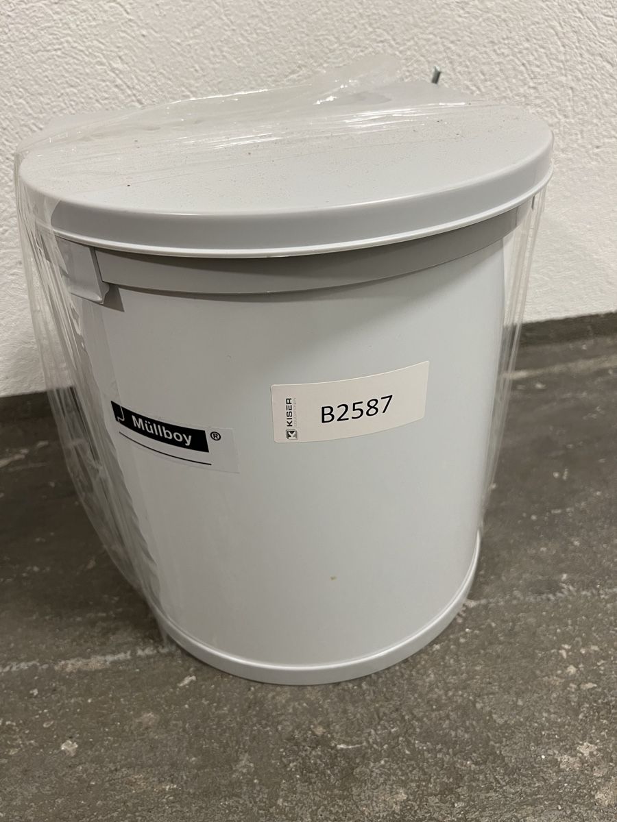 Cestini per rifiuti: Müllboy Abfallbehälter 20L weiss neuwertig – Nuovo e nell'imballaggio originale da Siebnen venduto da toshi123