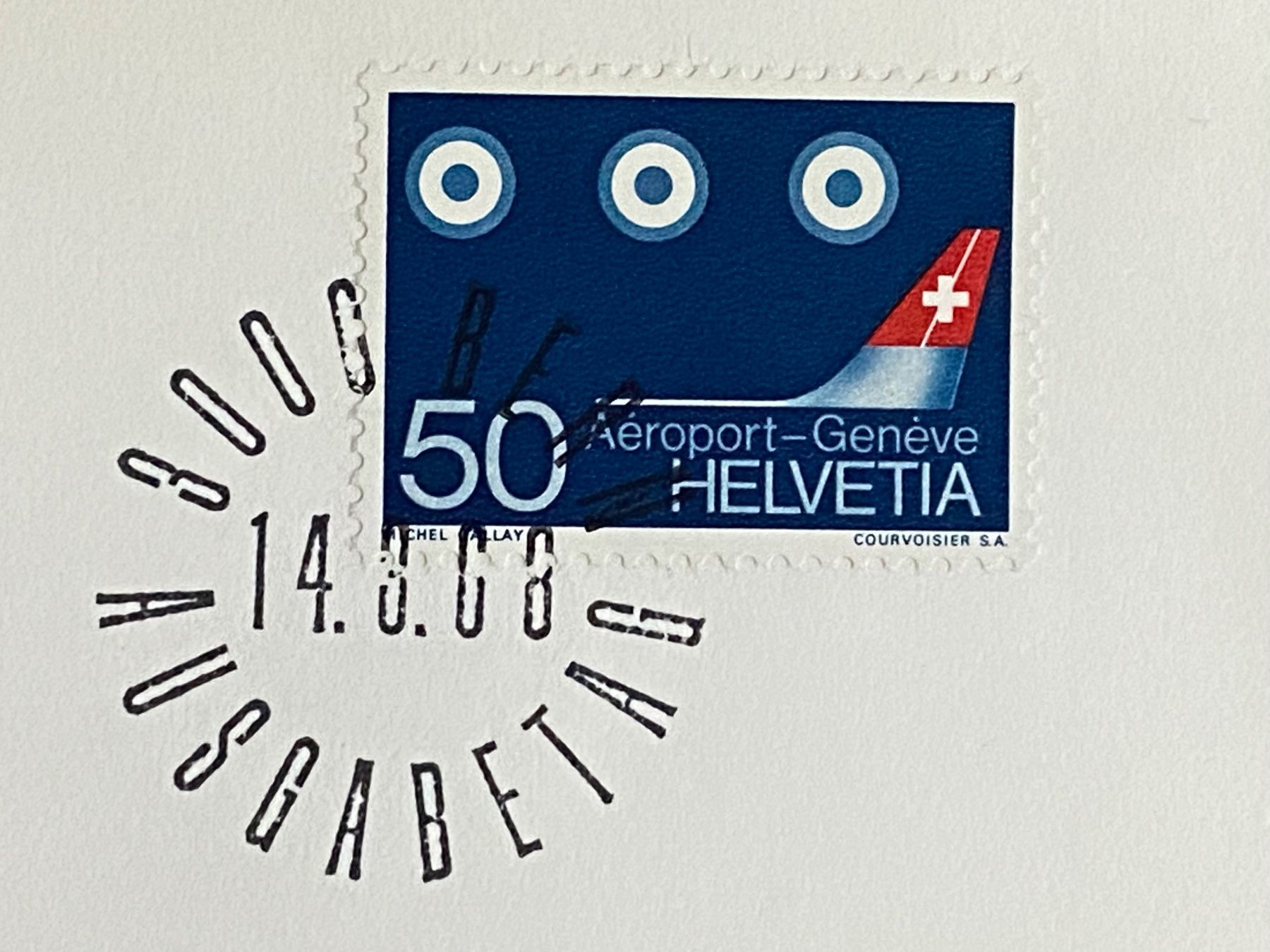 Tutti i francobolli: Lettre Poste aérienne  - Suisse 1968 – Usato da Petit-Lancy venduto da Solcarm 1