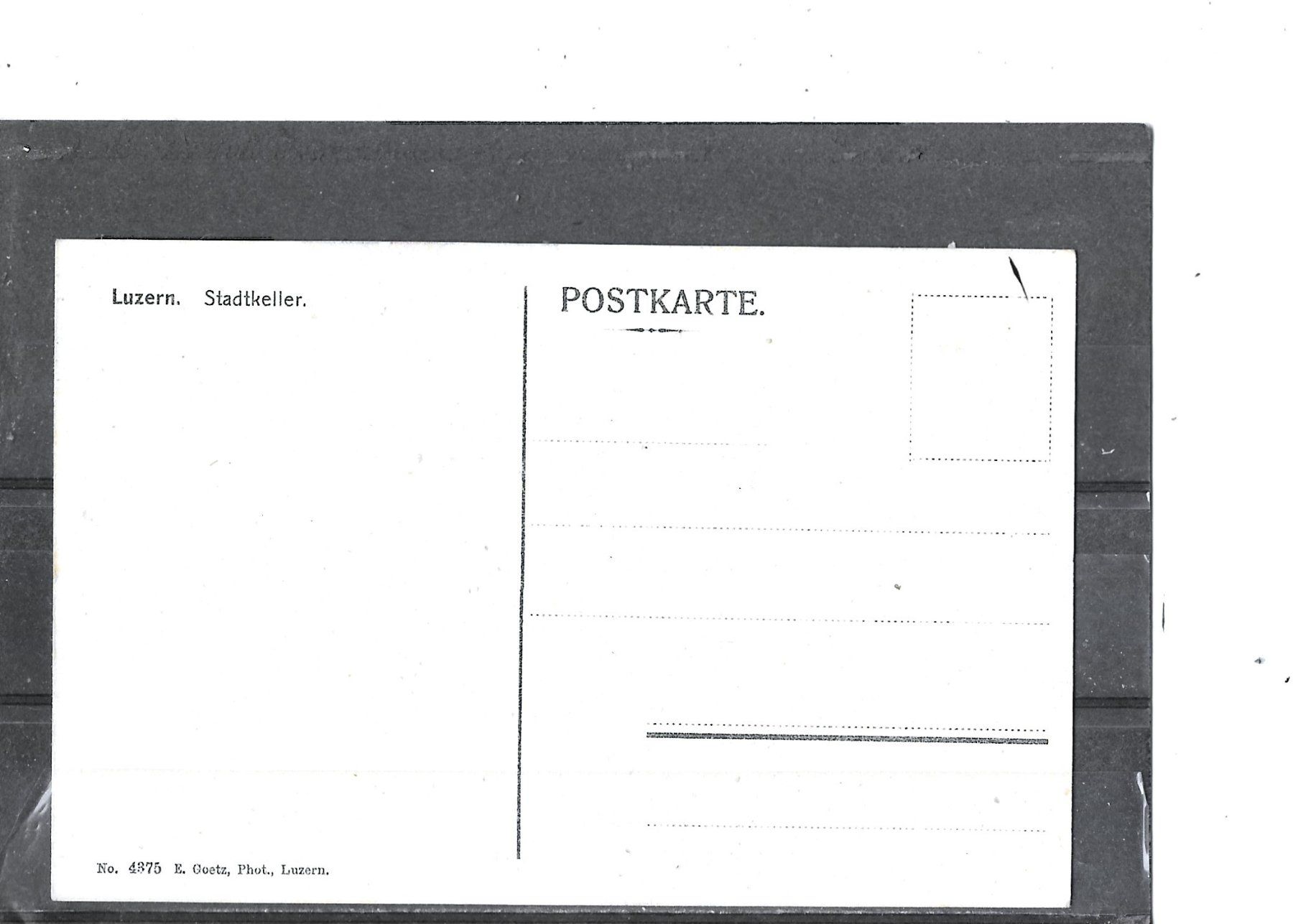 Ansichtskarten: LU Luzern Restaurant Stadtkeller – Gebraucht aus Schocherswil von Wilare 1