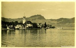 Beckenried - vom See Fotokarte + c1915