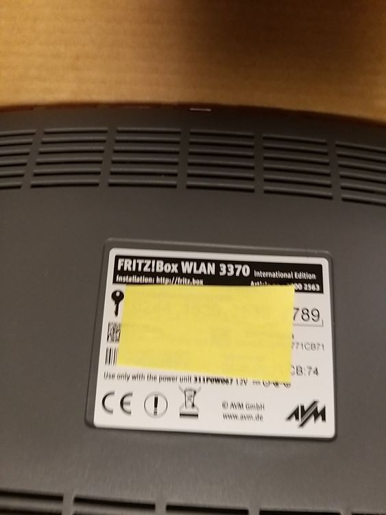 Fritz.Box FritzBox 3370 Router Repeater Kaufen auf Ricardo