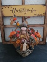 🎃Herbstzauber Gesteck im Korb