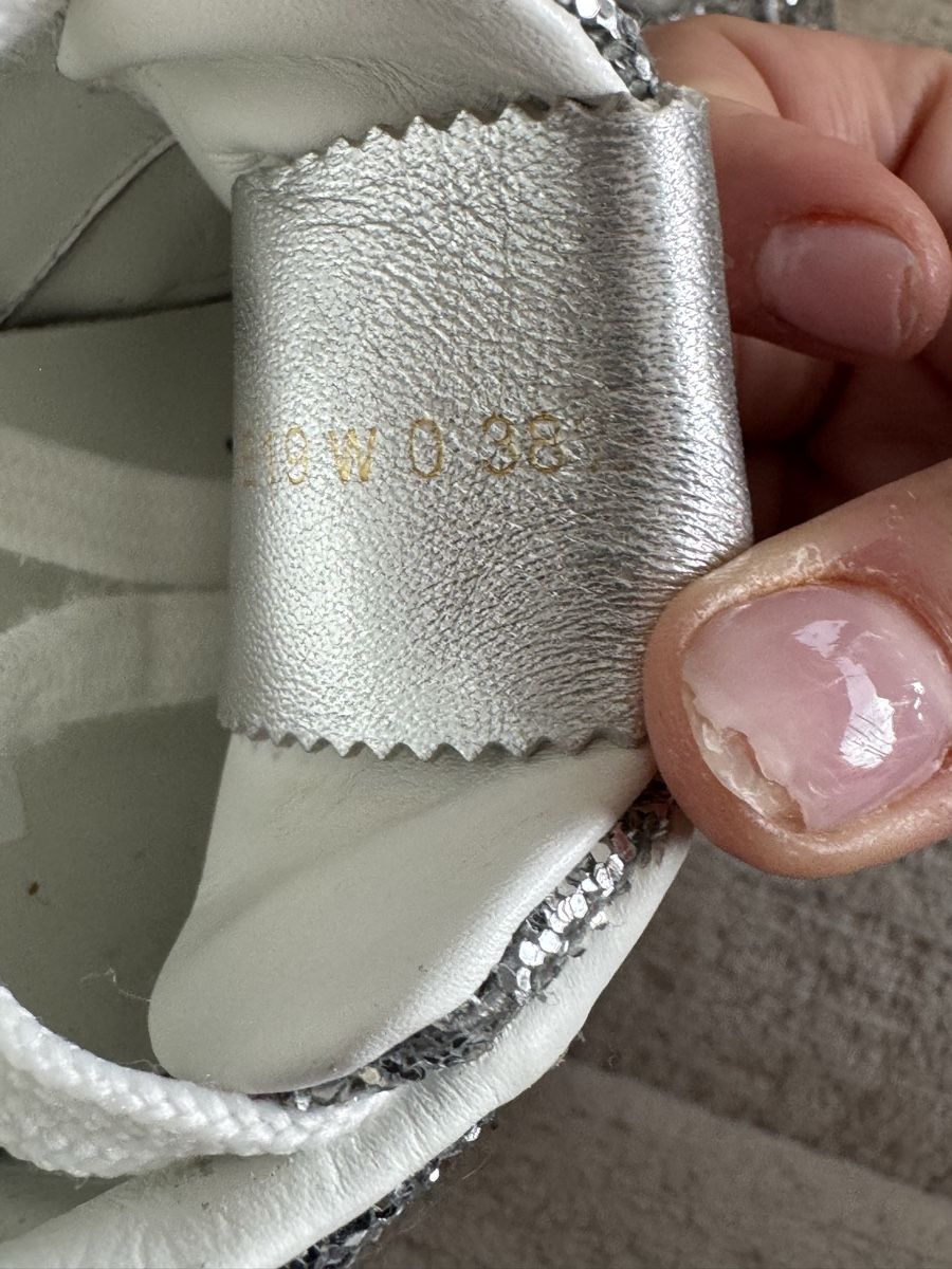 Valentino Scarpe da donna: Valentino Garavani Rockstud Sneaker Glitter – Usato da Zürich venduto da di_archive 8