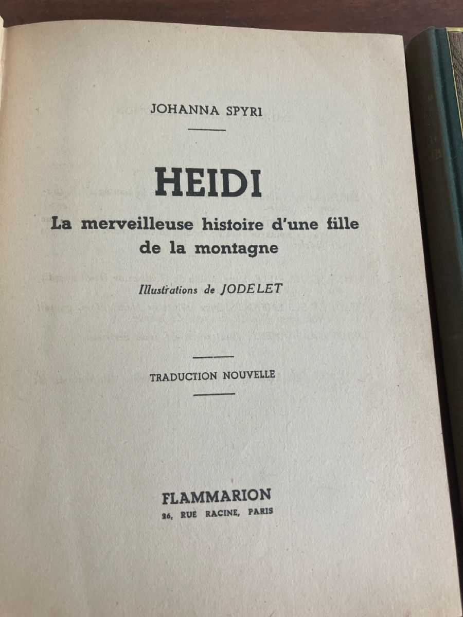 Libri: 2x heidi livres – Usato da Avenches venduto da Optimus_ 1