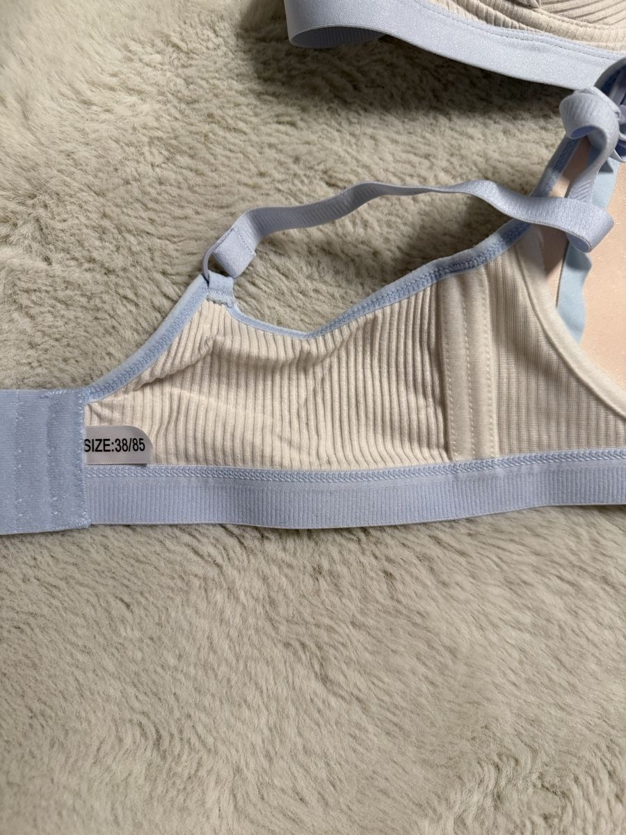 Sonstige Unterwäsche: NEU! 2 Still-BHs in hellblau beige – Neu (gemäss Beschreibung) aus Schlieren von Bella79 3