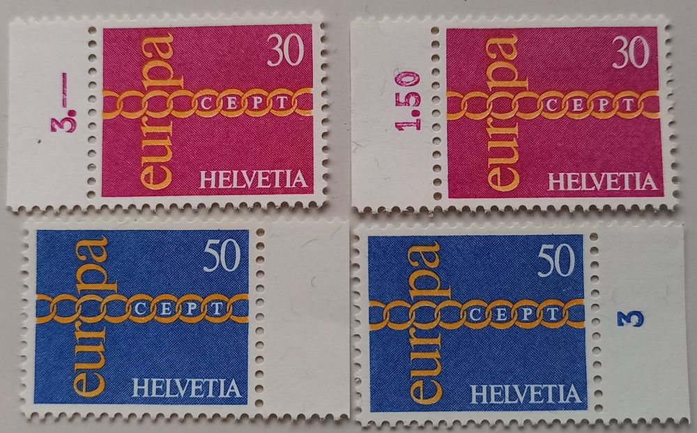 Prophila Collection San Marino Briefmarken 1971 Europa (975-979) Postfrisch MNH – Philatelie-Set