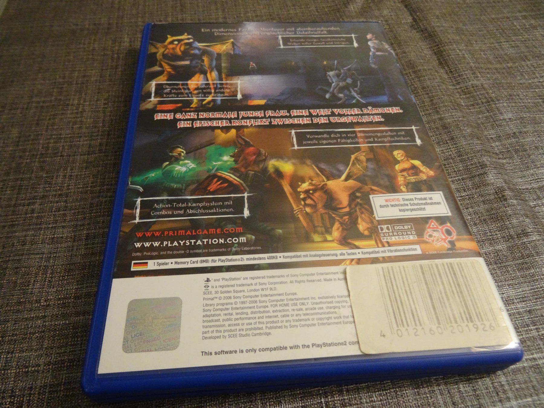 Sony Spiele: Primal PS2 – Gebraucht aus Olten von Disc-Ausverkauf 2