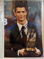 Cristiano Ronaldo Foto mit original Unterschrift CR7