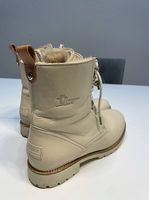 PANAMA JACK WINTERSTIEFEL CREME, ECHT LEDER&FELL