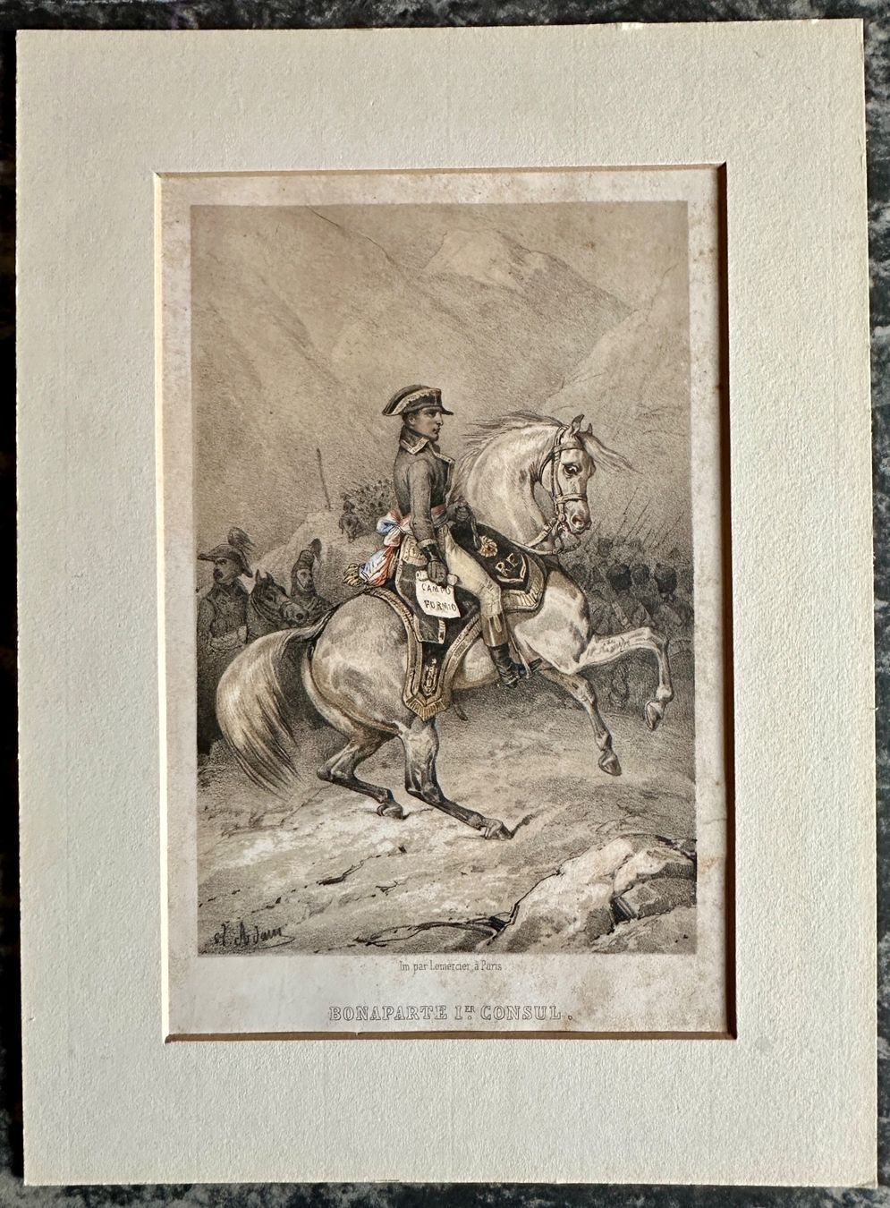 Grafiken & Lithographien: Bonaparte 1er Consul. Lithographie – Gebraucht aus Zürich von allp