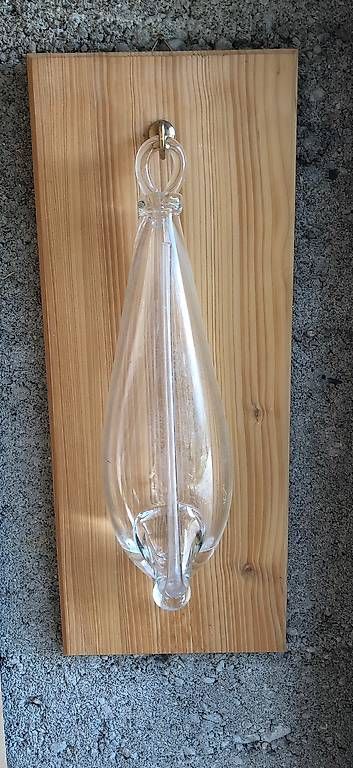 Sonstige antike Technik & Geräte: Barometer aus Glas mundgeblasen – Gebraucht aus Maladers von Ice