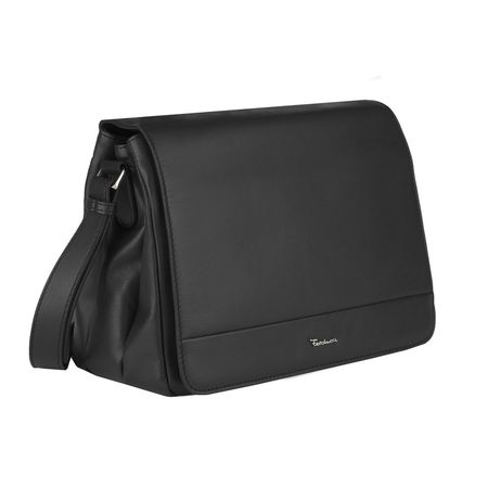 Damen Leder Handtasche Schwarz / Schultertasche DIREKT NEU