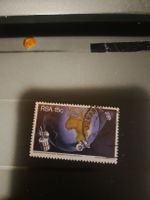 Timbre rare RSA 15c, communication satellite, 1975