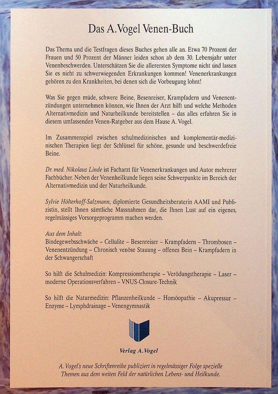 Libri: A. Vogel  Venen-Buch – Usato da Reitnau venduto da Zaomir 1