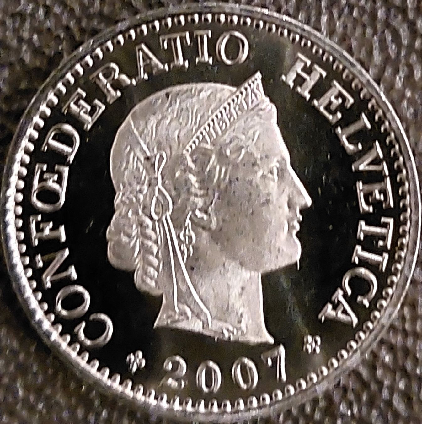 Tutti le monete: 10 Rappen 2007 stgl. / aus Münzsatz – Nuovo (secondo la descrizione) da Arch venduto da coinsandmore