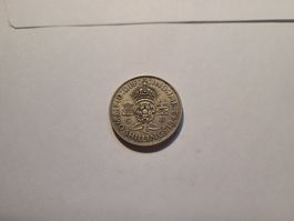 2 Shilling Grossbritannien 1942 Silber