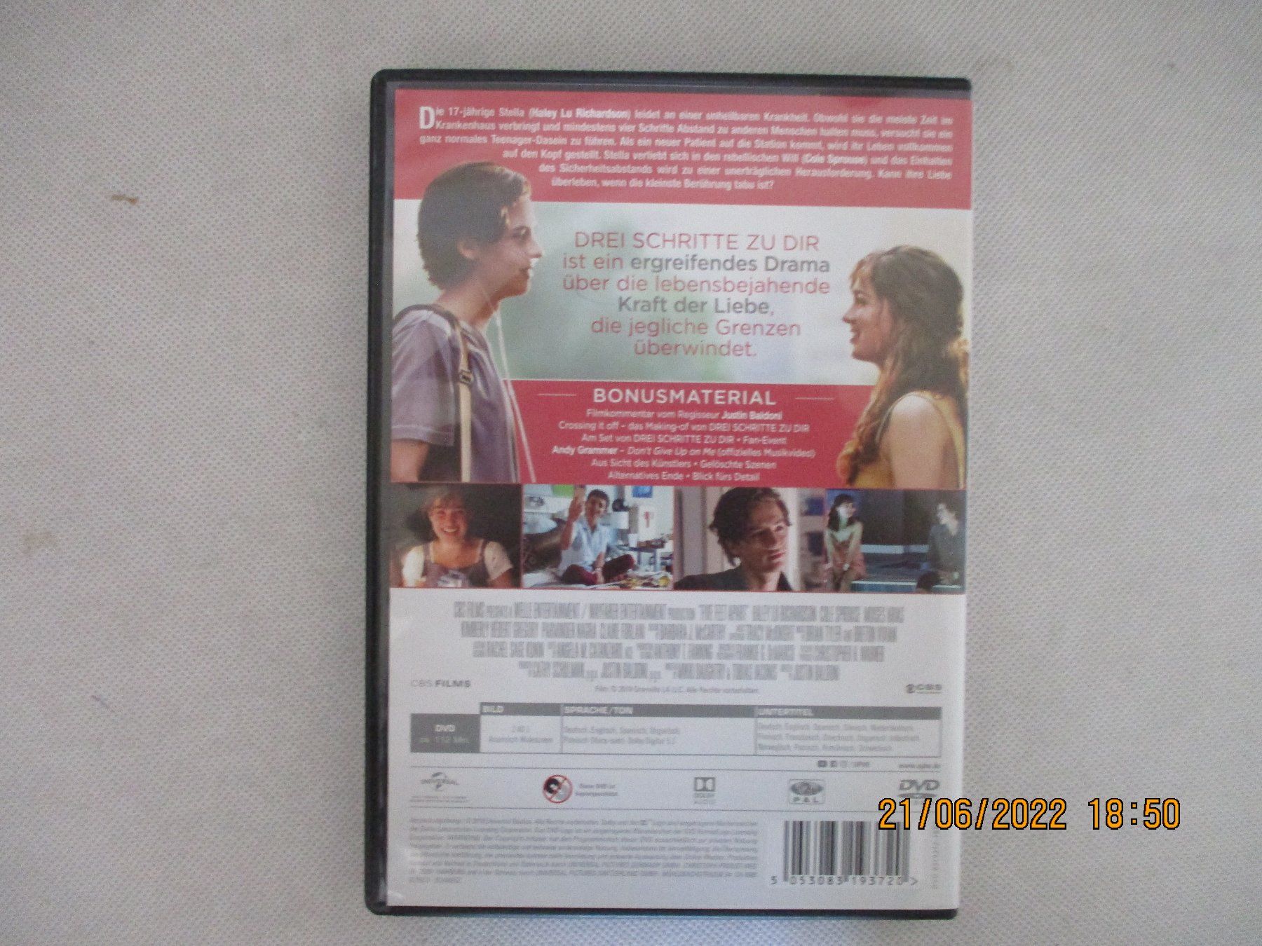 Tutti i DVDs: Drei Schritte zu dir – Usato da Liestal venduto da Disc-Point 1