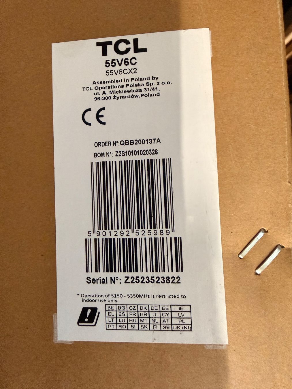 Fernseher: Fernseher 55 Zoll TCL 4K HDR  – Neu (gemäss Beschreibung) aus Willisau von en-et 8
