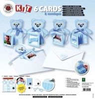 SET Babykarten, Geburtskarten, Dankeskarten, BASTELSET