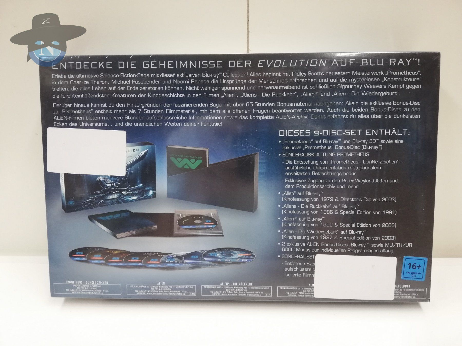 TV-Serien: Prometheus to Alien Evolution / Bluray Box 9 Disc Set / NEU – Neu (gemäss Beschreibung) aus St. Gallen von  1