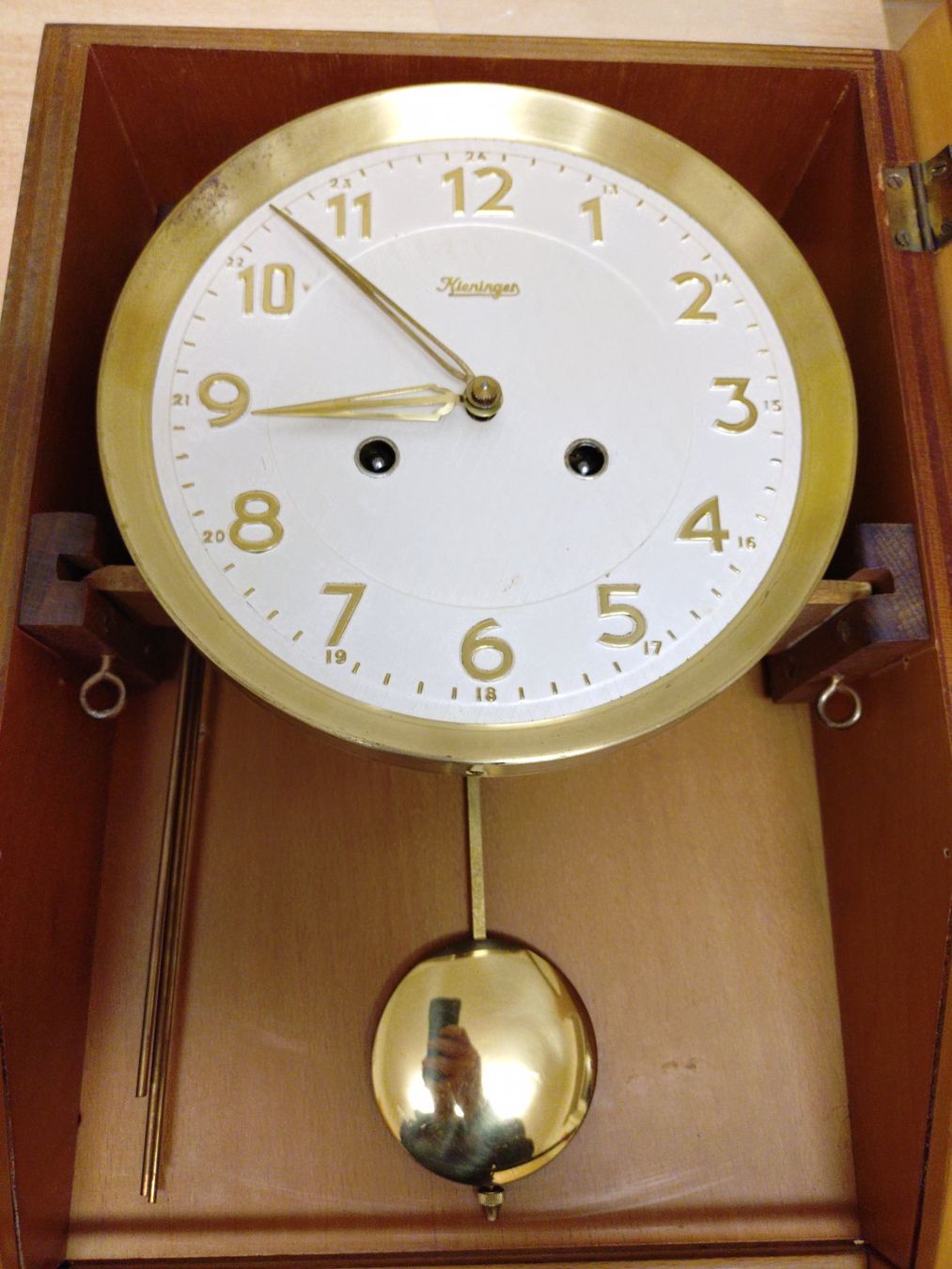 Kienzle Uhren: Charmante Kienzle Wanduhr mit Pendel – Gebraucht aus Selzach von Blacky_105 2