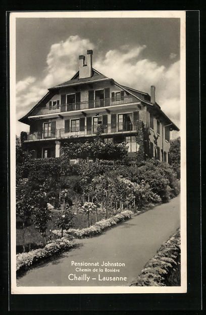 Cartes postales: Lausanne, Pensionnat Johnston, Chemin de – D'occasion à Berlin par bartko-reher