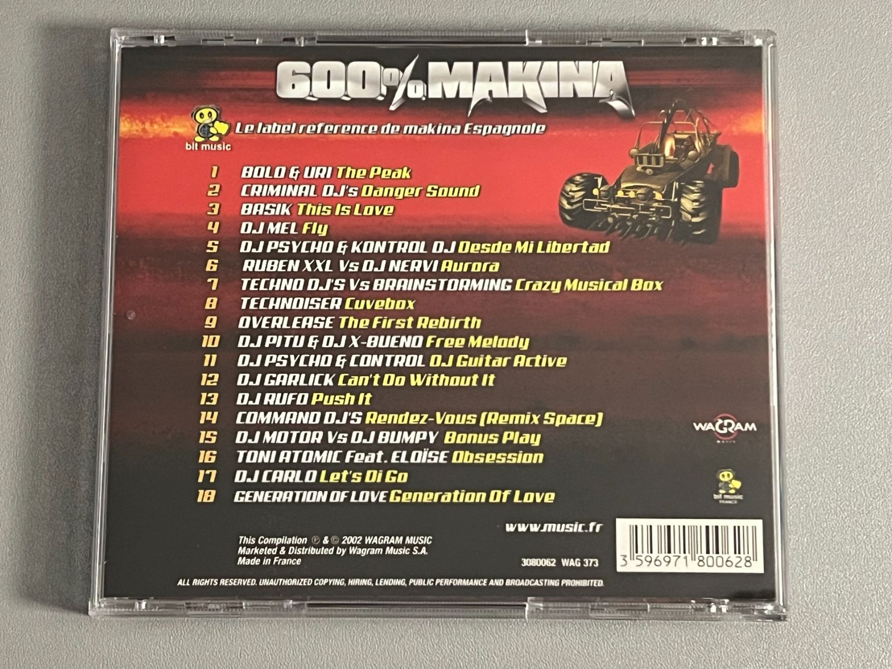 CD: 600% Makina – CD  2002 – Usato da Rivera venduto da poweradem05 1