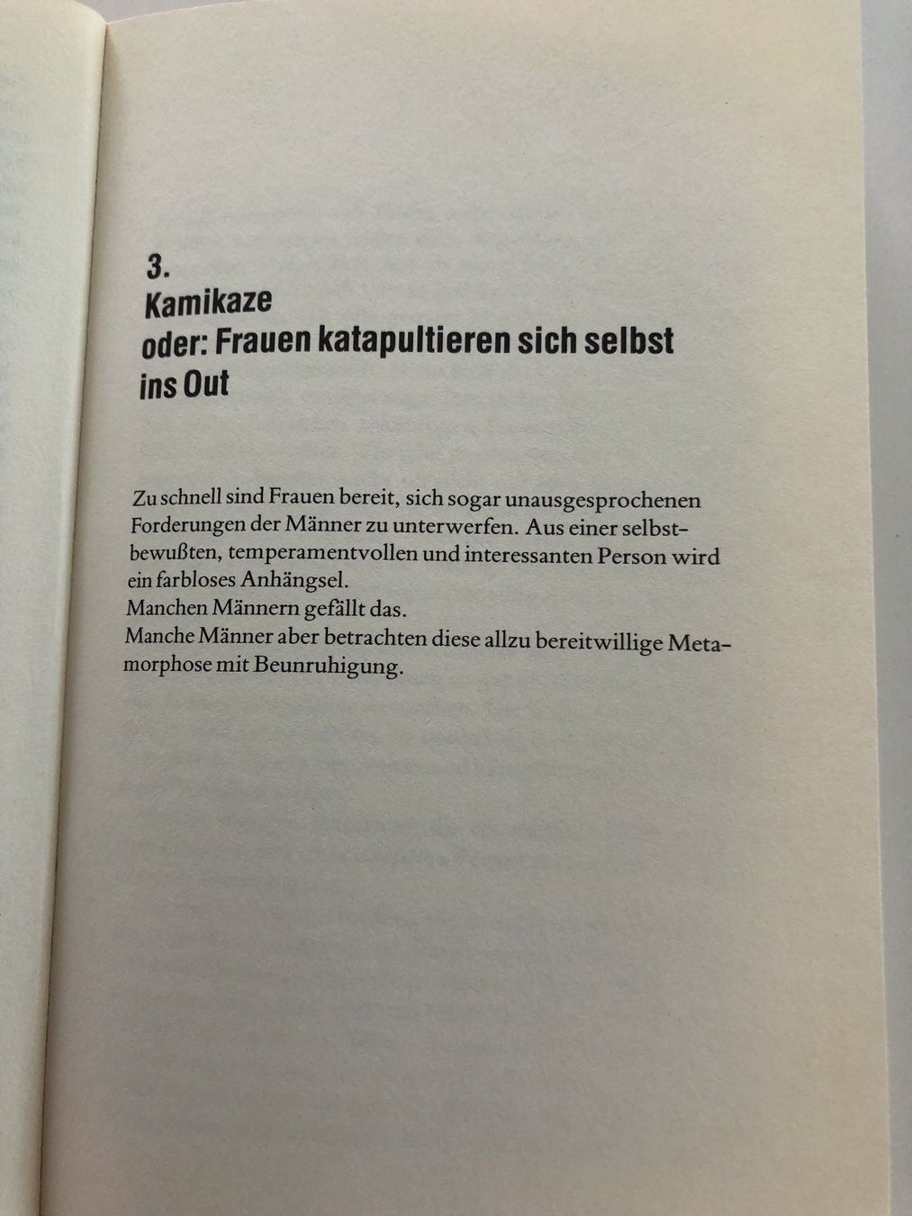 Bücher: Lasst endlich die Männer in Ruhe – Gebraucht aus Bottmingen von marktplatz-buecher 6