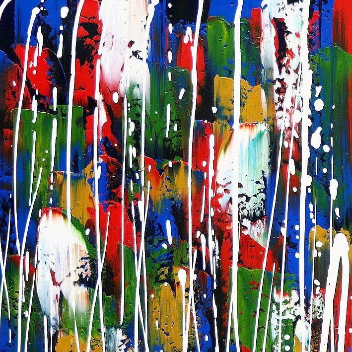 Reproduktionen & Neuware: Abstrakt - Durch den Monsun II – Neu (gemäss Beschreibung) aus Larnaca von KunstDepot24 1