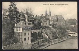 Basel, Münster mit Deutschrittergarten