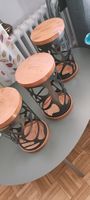 Set di 3 porta candele in blocco