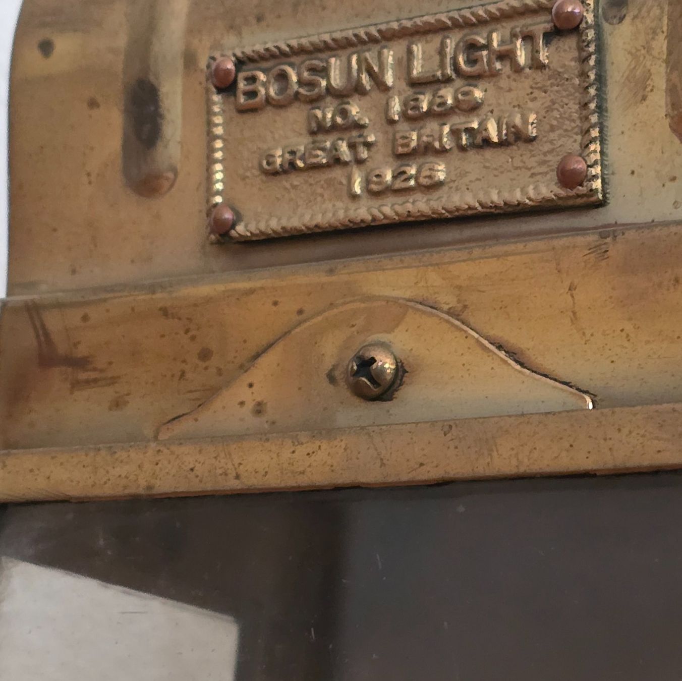 Lampen: Bosun Light No.1889 Schiffslampe Messing 1926 – Gebraucht aus Reinach BL von Pendling 7