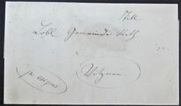1847 Vorphilabrief von Müswangen nach Vitznau